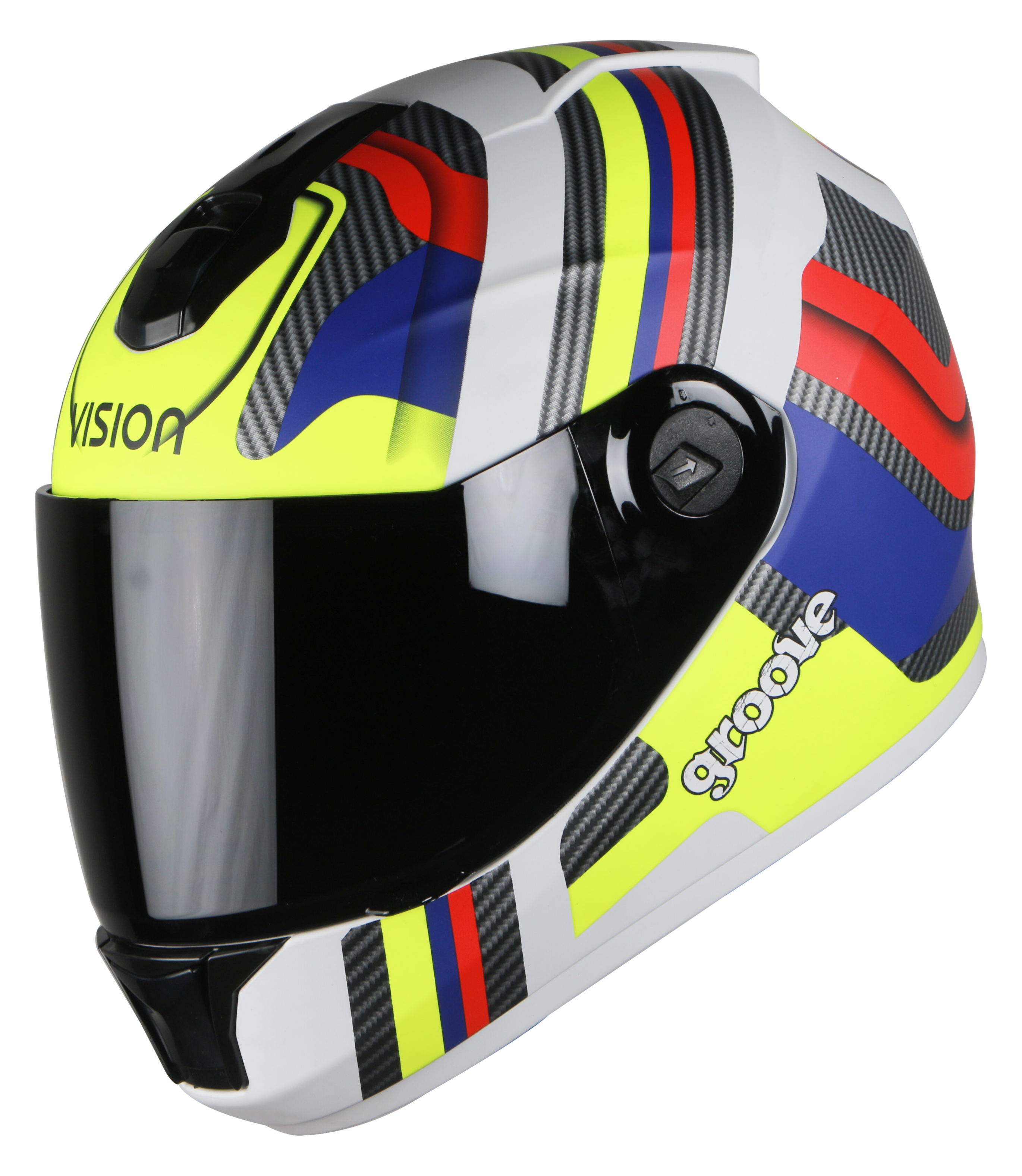 SBH-11 Vision Groove Glossy White With Neon Yellow 